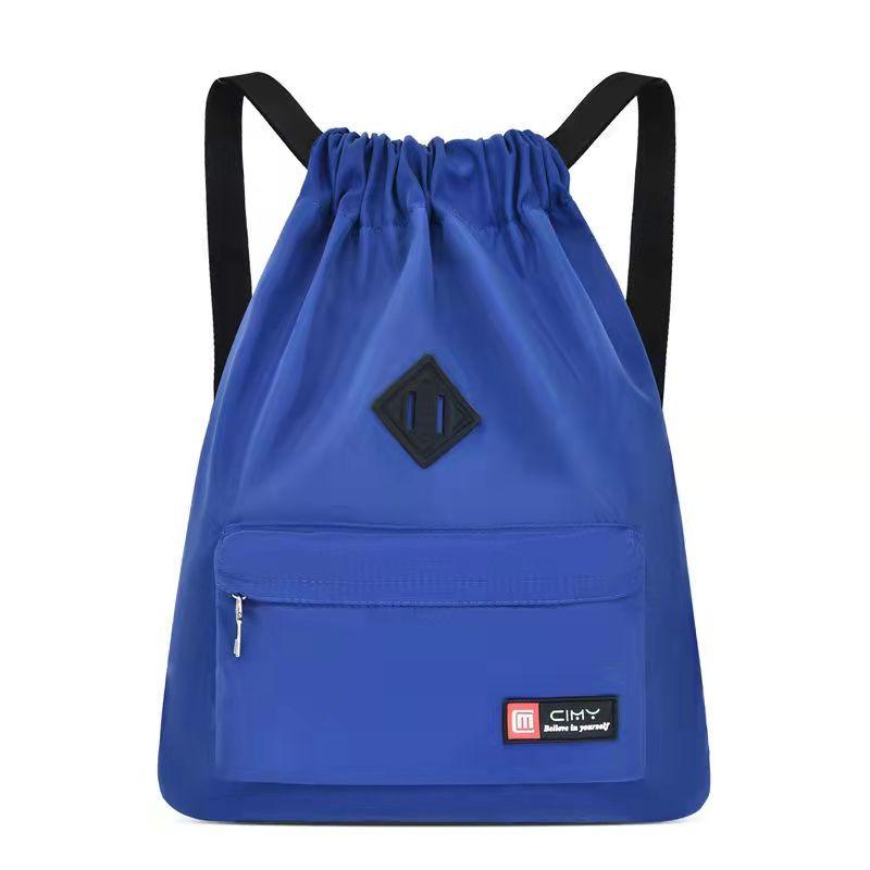 7 Colors Drawstring Travel Backpack Waterproof Nylon Large Capacity Storage Bag Women Shoulder Bag