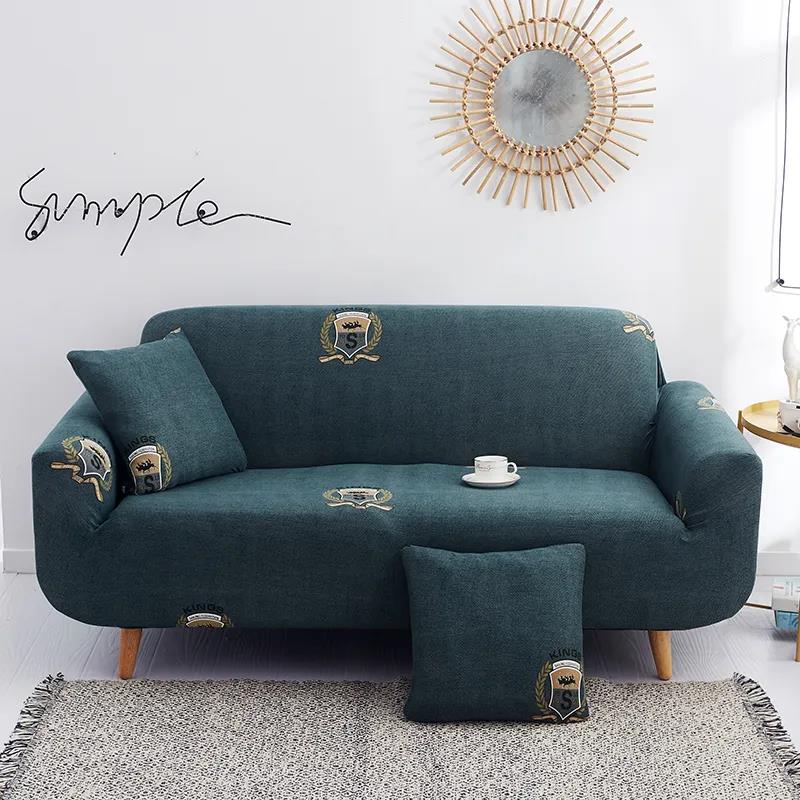 Four Seasons Universal Retro Printing Sofa Cover Living Room Single Seat Multi Seat Full Package Sofa Protective Cover