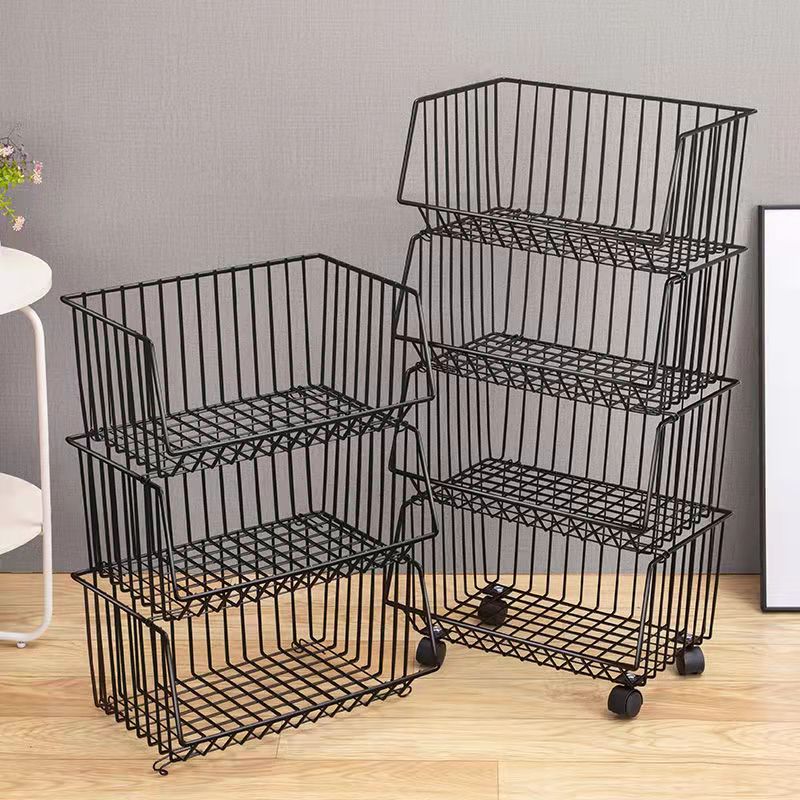 Kitchen Racks Multi-layer Potato Vegetable Racks Sundries Floor Storage Racks Fruit Storage Racks Snack Toy Storage Baskets Shelves Storage Holders