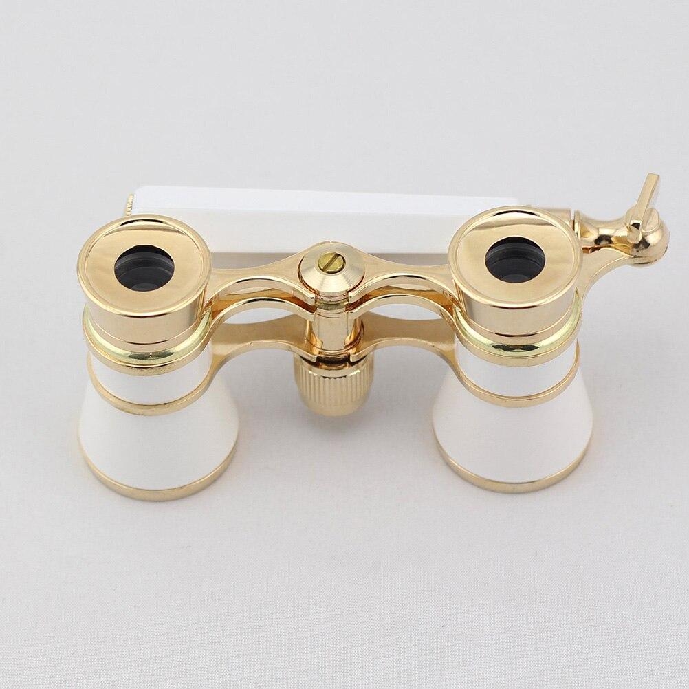 Horse Racing Opera Theater 3X25 Glasses Binocular Telescope with Handle/Accessory Kit Women Elegant Fashion Telescope