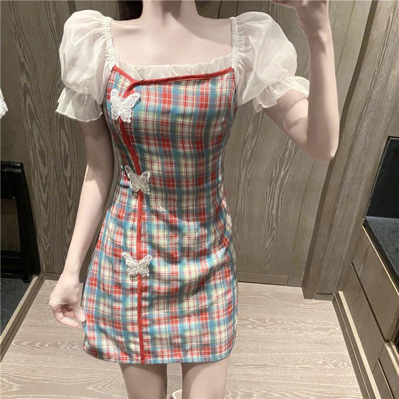 Cheongsam Girl Summer Improved Version Retro Super Fairy Thin Temperament Dress