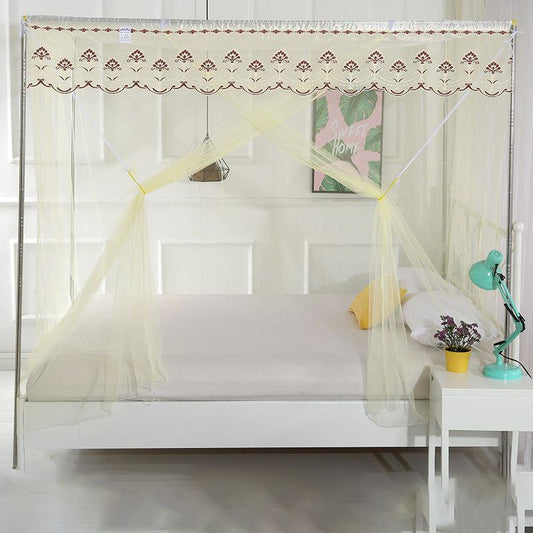 Anti-mosquito Nets Encryption Old-fashioned Mosquito Nets Can Wear Poles Single Double Bed Use Single Door Mosquito Nets