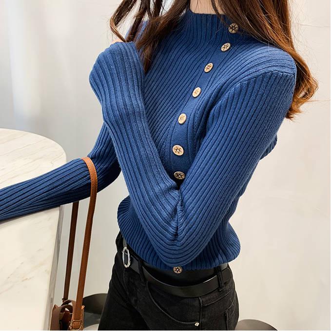 Womens Sweaters  Winter Tops Turtleneck Sweater Women Pullover Jumper Knitted Sweater