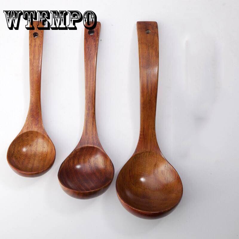 Wooden Soup Spoon Original Cooking Tools Mixing Spoon