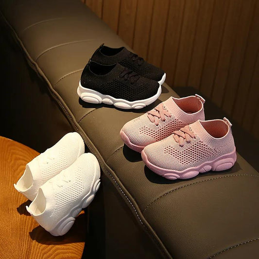 Kids Shoes Anti-slip Soft Rubber Bottom Baby Sneaker Casual Flat Sneakers Shoes Children Size Girls Boys Sports Shoes