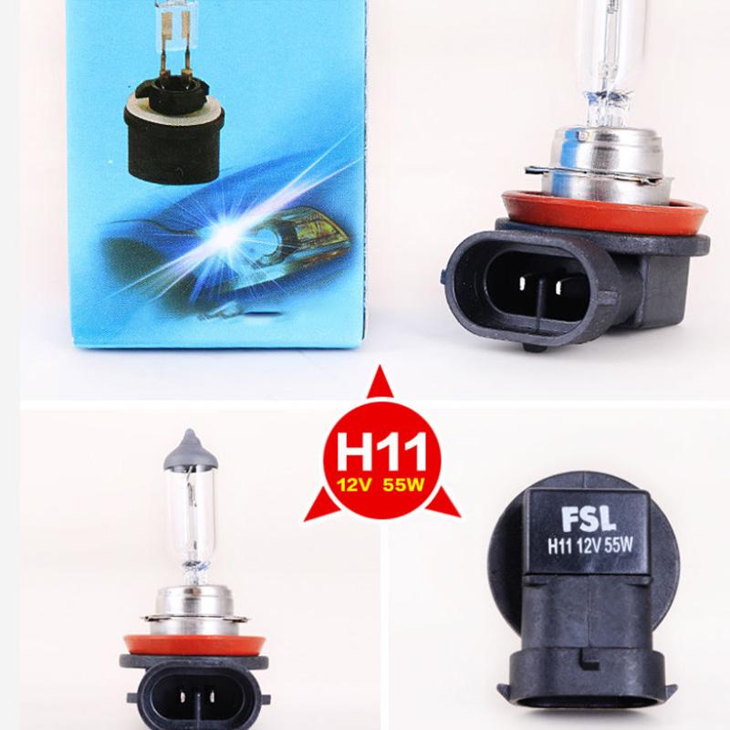 Car Front Headlight Spotlight H1 H3 H4 H7 H8 H9 H11 9005 9006 880 881 12V/24V 55W/100W Truck Car Bulb White Light Super Bright