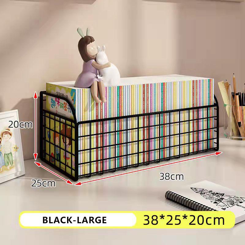 Desktop Bookshelf Book Storage Box Layered Sorting Rack Student Desk Storage Basket Snacks Sundries Storage Box Cosmetic Storage Home Organizer