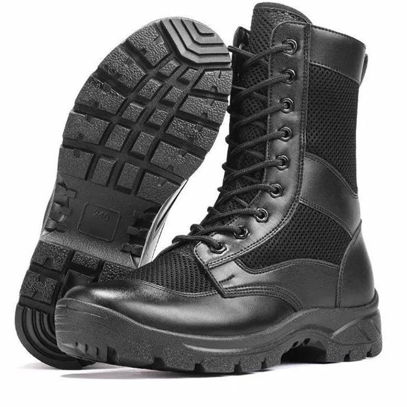 Summer Combat Training Boots Men's Work Boots Breathable Boots Martin Boots Men's High-top Combat Boots