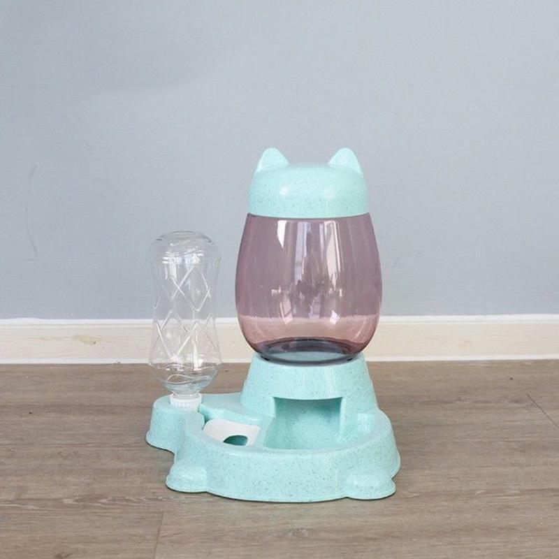 Pet Automatic Water Dispenser Cat Food Bowl Water Dispenser Dog Food Basin Anti-overturning Pet Bowl Automatic Water Storage Pet Supplies