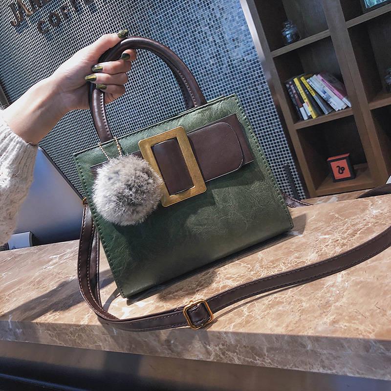 Korean Version of The Tide Minimalist Hundred Shoulder Bag Retro Personality Small Bags Messenger Hand Bag