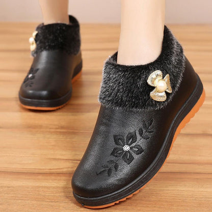 Women's Shoes Winter Plus Velvet Thickening Old Cotton Shoes Non-slip Soft Bottom Warm Shoes