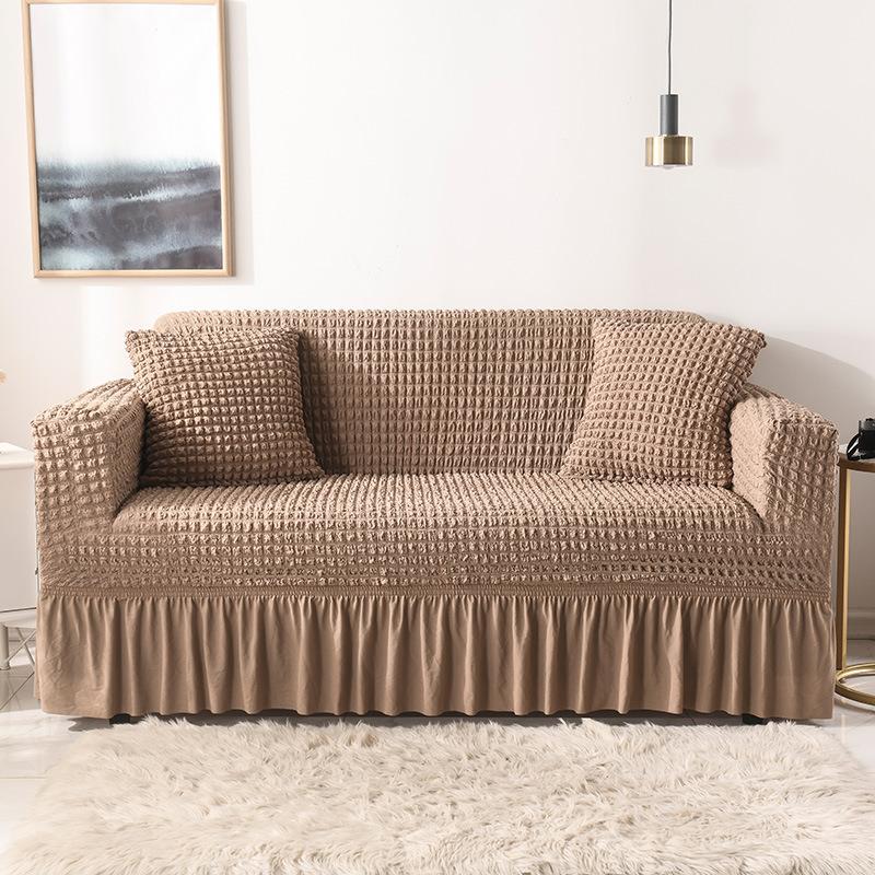 Modern High Quality Euro Jacquard Stretchable Elastic Sofa Covers for Corner Sofa 1/2/3/4 Sectional Sofa Cover for Living Room