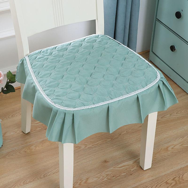 Four Seasons Universal Non-slip Chair Cushion Stool Cushion with Strap European Style Dining Table and Chair Cushion Home Decoration