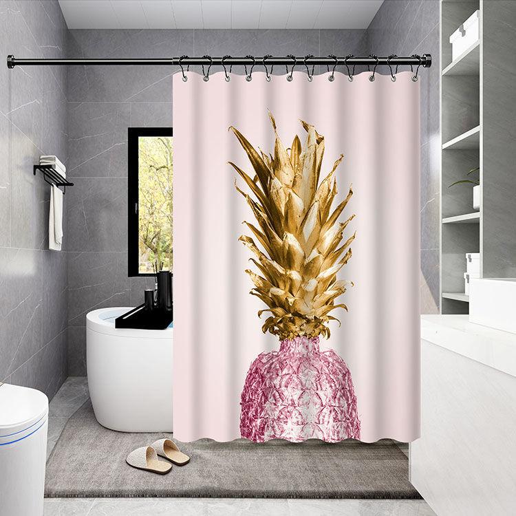 Bathroom Shower Curtain, Waterproof Cloth, Shower Curtain, Thickened Anti-mold Partition Curtain