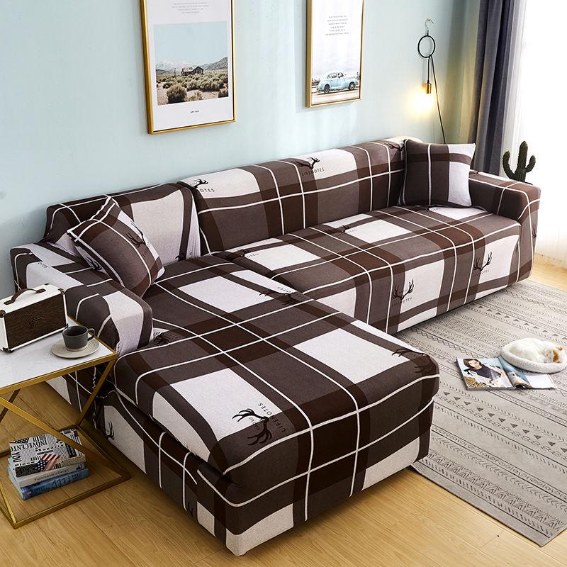 Sofa Cover Elastic Cloth Art Anti-skid Spandex Stretch Sofa Cover Sofa Furniture Cover Home Decor