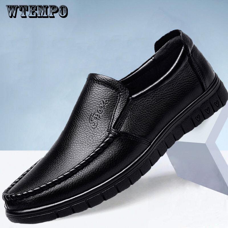 Men Leather Shoes New Brogues Men Oxford Shoes Flat Men Casual Shoes Mens Loafers Luxury