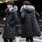 Winter Men's Down Jacket Medium Length Cotton Padded Coat Thickened Cotton Padded Jacket