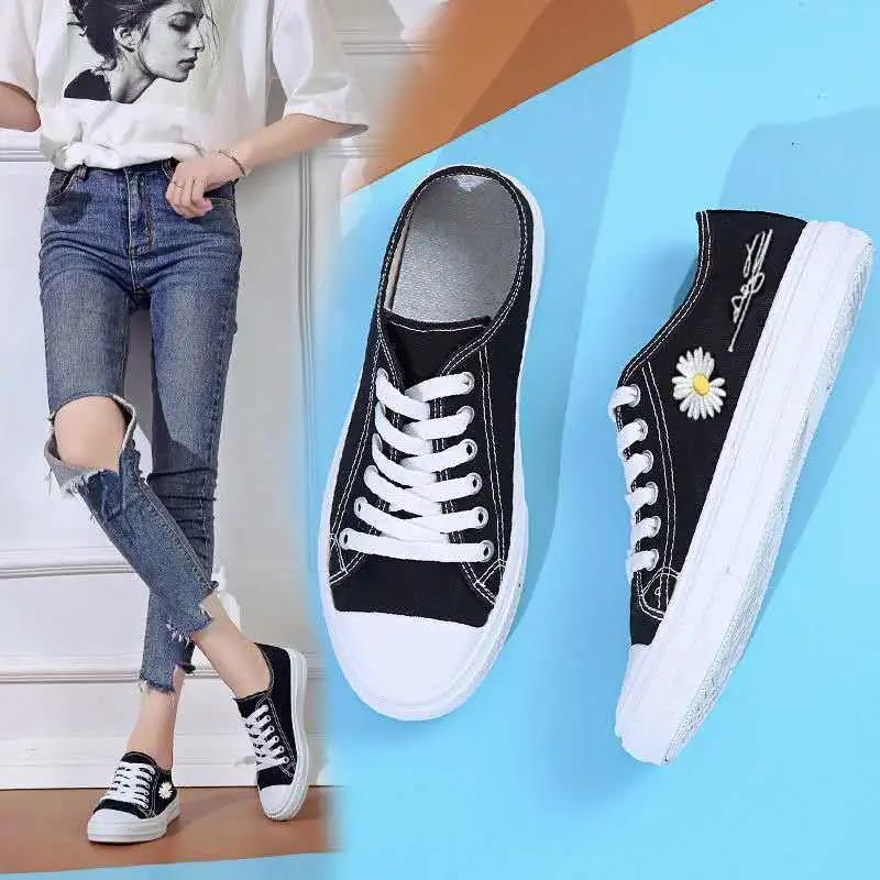 Women's Spring and Summer Canvas Shoes Flat Breathable Sports All-match Thin Women's Shoes