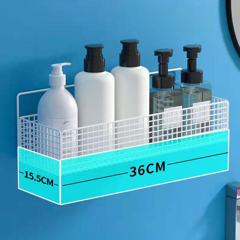 Bathroom Racks Bathroom Wall-mounted Hand-washing Sink Wall Storage Shelf Toilet Kitchen Wall-mounted Storage Rack Towel Rack Storage Holders