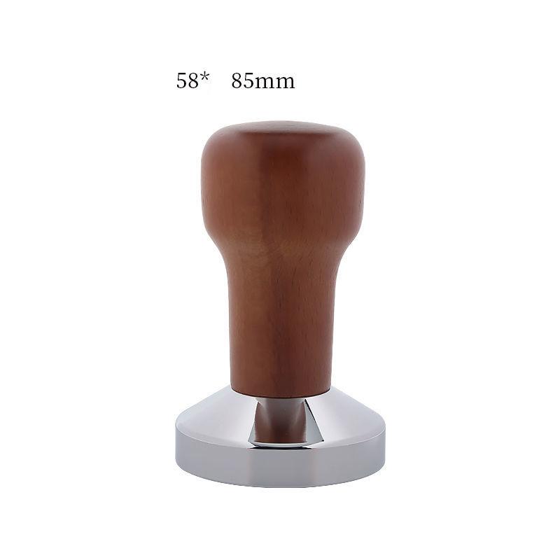 Coffee Tamper Wooden Handle Barista Espresso Machine Grinder 51mm for Coffee and Espresso Powder Hammer