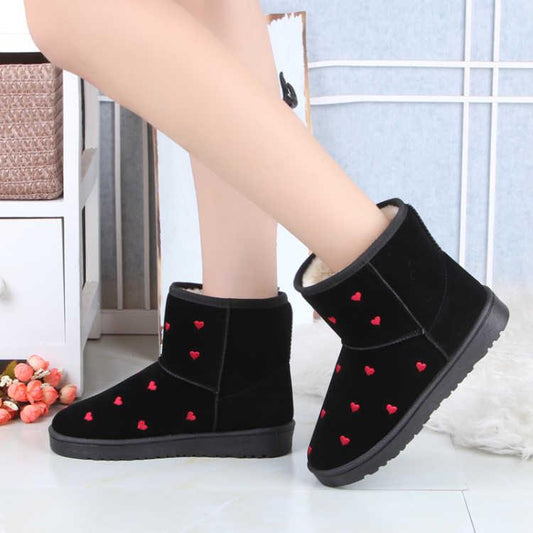 Snow Boots Women Winter Ankle Boots Winter Warm Cotton Boots for Women Botas Mujer