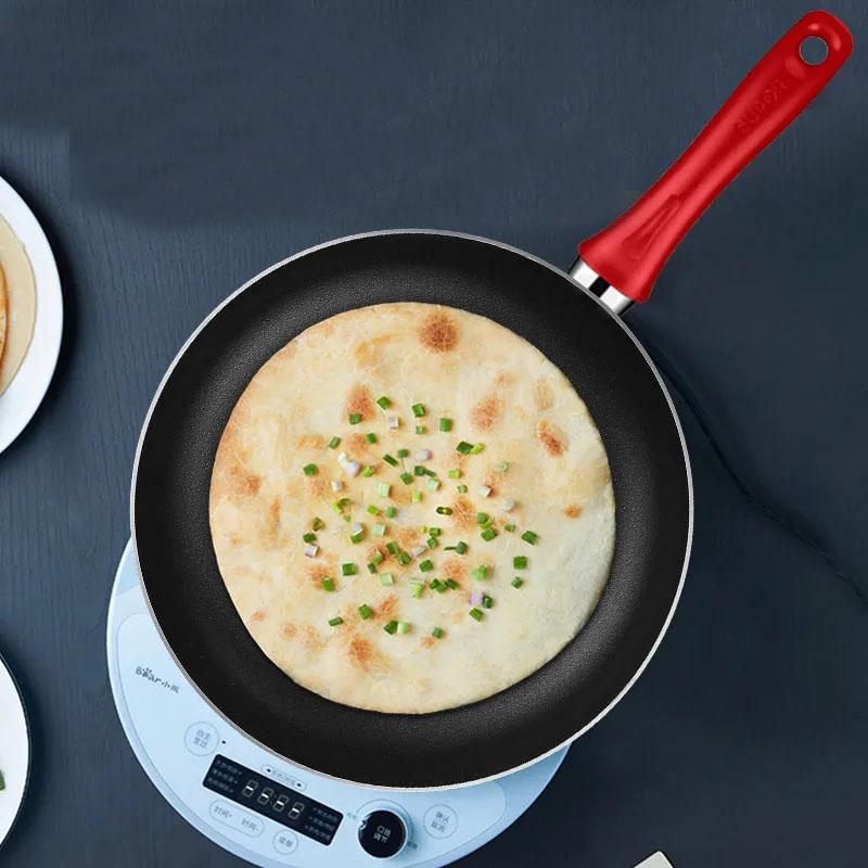 Frying Pan Wok Non-stick Pot Less Oil Pan Cooking Pancakes Kitchenware Pot Home Dinner