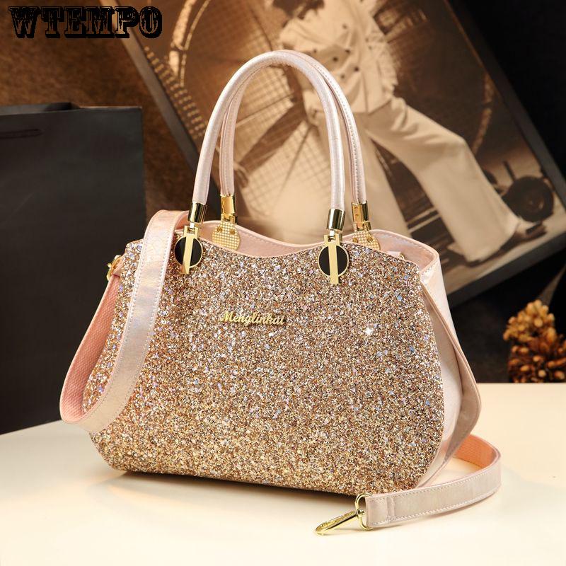 Personality Female Bag Fairy Bag Leather Texture Messenger Bag Fashion Handbag Patent L