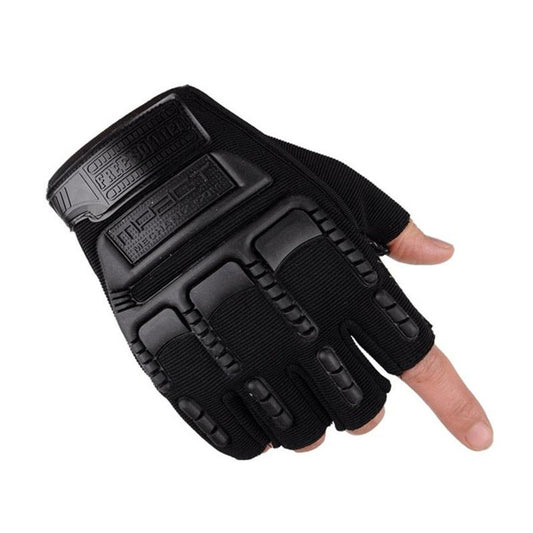 Men's and Women's Non-slip Half-finger Knight Gloves Breathable Thin Section Driving Tactics Fitness Sports Half-finger Motorcycle Gloves