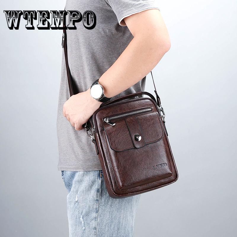 Handbags Brand Messenger Bag for Men Shoulder Bag Men Leather Crossbody Bags PU Handbag