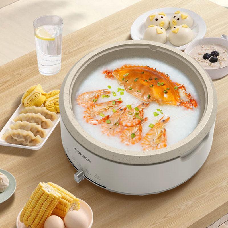 Multi Purpose Household Electric Frying Pan Separate Electric Cooker Detachable Non Stick Electric Cooker