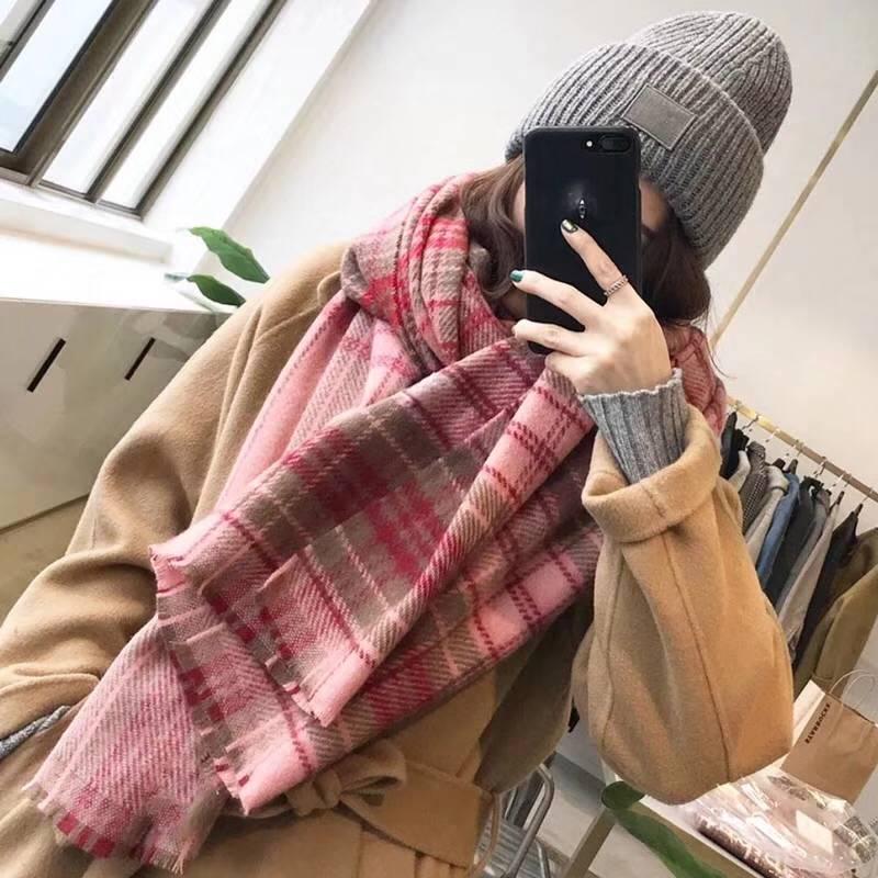 Scarf for Women Plaid Bufandas Mujer Warm Scarf Women Winter Scarves Shawls Stoles Blanket Scarf