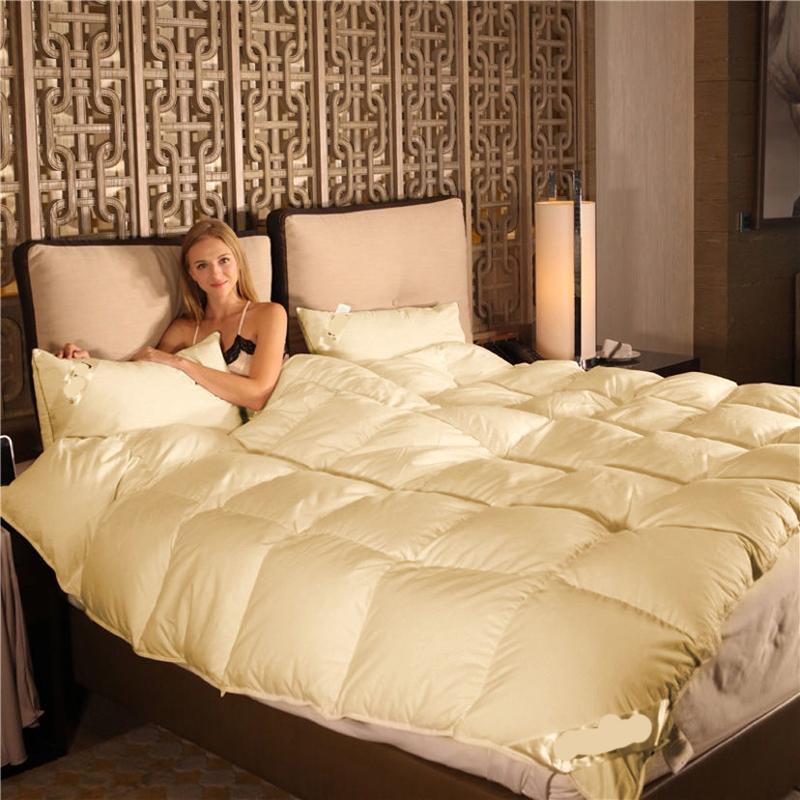 Five-star Hotel Duvet Home White Goose Down Quilt Single Double Spring and Autumn Thick Winter Quilt Core