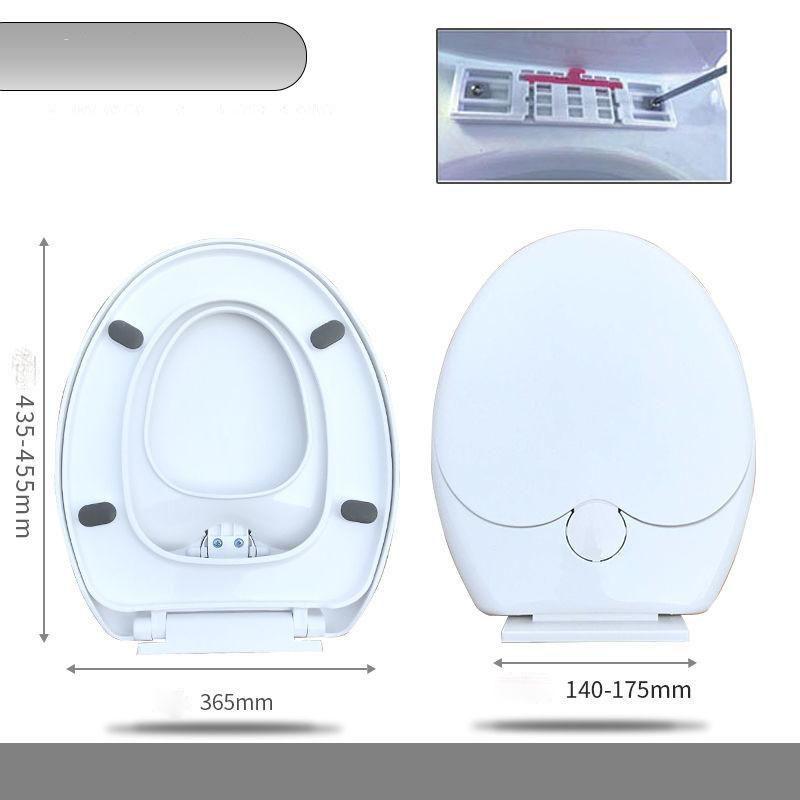 Children and Adults Universal Upper Toilet Seat Cover with Thickened Mother and Child Cover Household PP Raw Material Color Toilet Cover Slowly Drop