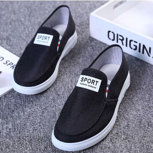 Old Beijing Men's Cloth Shoes Shoes Non-slip Wear-resistant Low-top Sneakers Canvas Men's Shoes