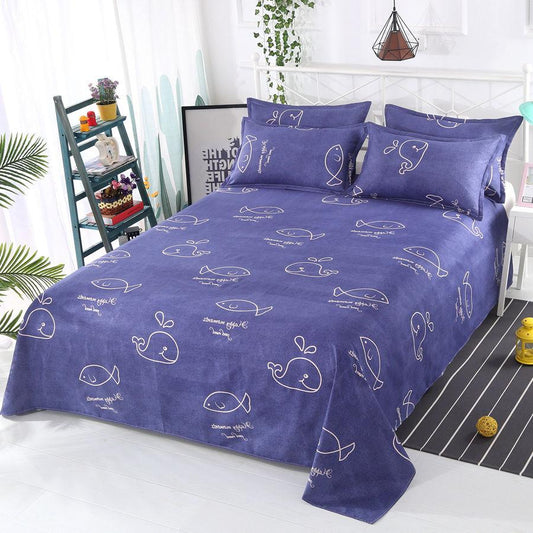 Household Skin-friendly Washed Cotton Female Beding Student Dormitory Bed Linen