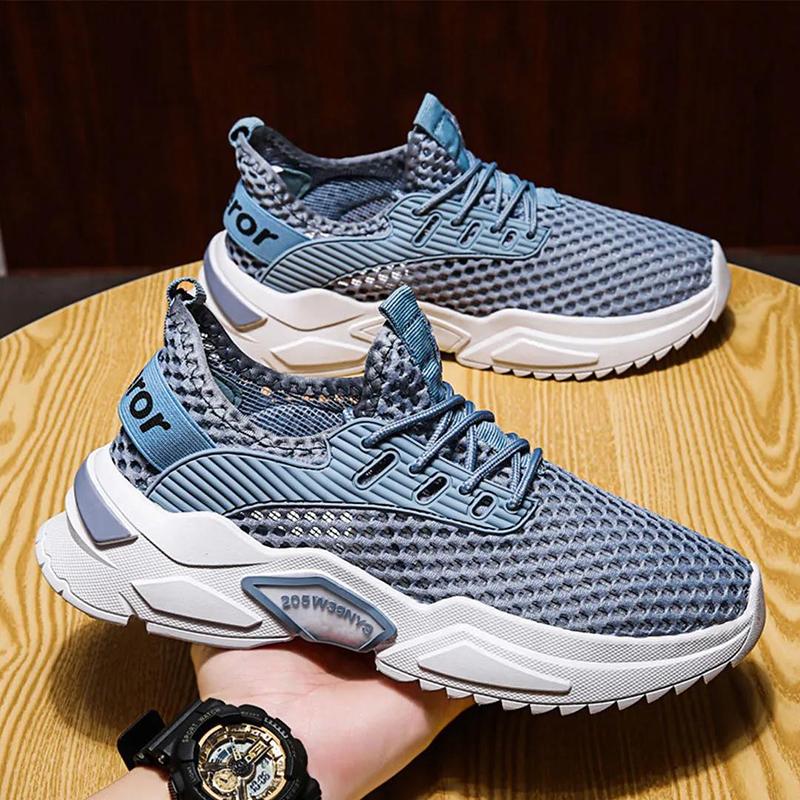 Summer Breathable Mesh Thin Men's Shoes Men's Beach Sports Hollow Hole Shoes