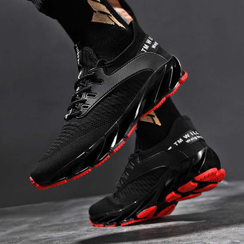 Men Sneakers Air Cushion Basketball Shoes Non-slip Breathable Couples Running Shoes Blade Shoes