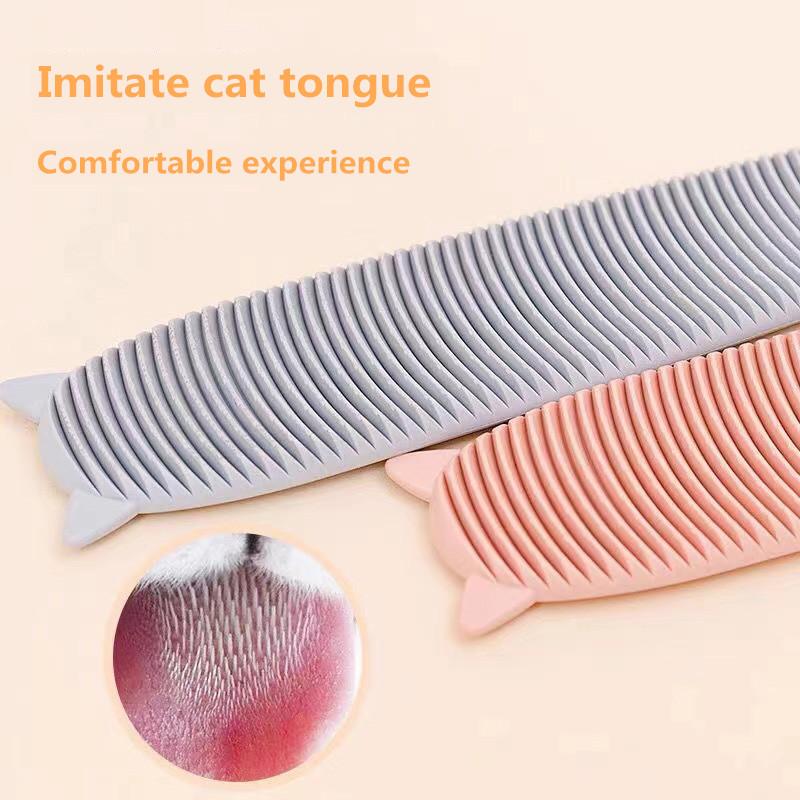 Cat Tongue Comb Cat Special Massage Comb Brush Hair Pet Dog Grooming Removal Floating Hair Brushes Cleaner Cat Hair Artifact Cat Comb Pet Supplies