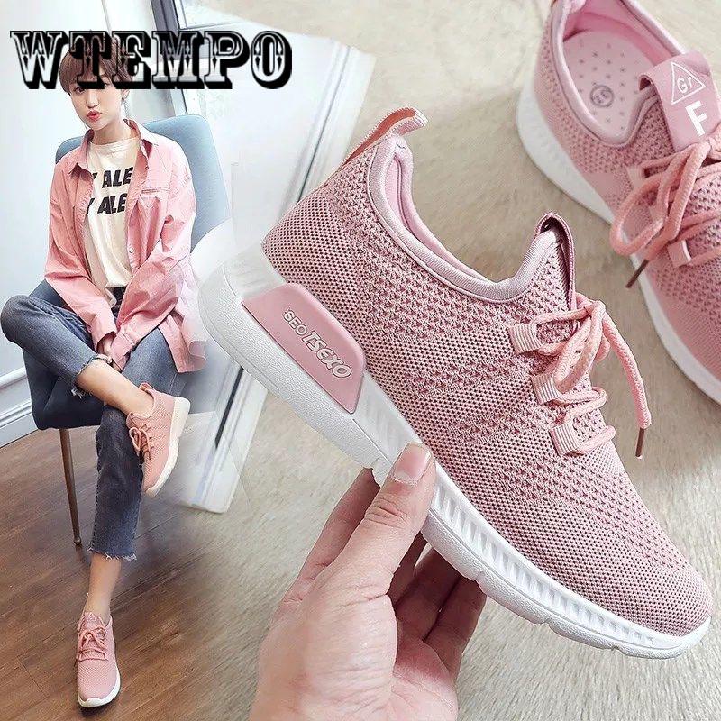 Athletic Shoes Women Breathable Mesh Shoes Athletic Running Shoes