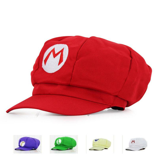 WTEMPO Brand Anime Super Mario Hat Cap Luigi Bros Cosplay Baseball Cap Costume