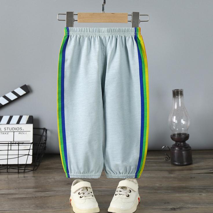 Summer Anti Mosquito Pants Children's Boys' and Girls' Pants Thin Baby Sports Pants Lantern Pants