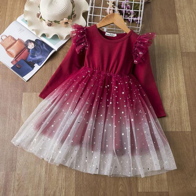 Cute Girls Dress Summer Girls Dresses Fancy Flower Princess Dress Toddler Tutu Baby Girls Tulle Dress 3 8Y