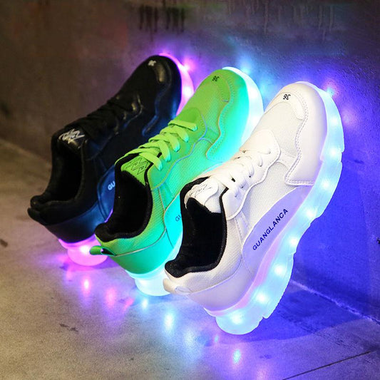 Unisex Led Shoes Fashion Couple Led Luminous Sneakers Zapatos Hombre Led Light Shoe Kids Boy Girl Glowing Shoe