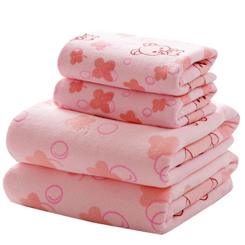 Bath Towels and Towel Sets Are Larger Than Pure Cotton Absorbent Beach Towels for Washing Face and Bathing Bathroom Towels Are Softer and Not Lint