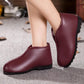 Cotton Shoes Leather Cotton Shoes Plus Velvet Waterproof Mother Shoes Non-slip Soft-soled Short Boots Warm Casual Shoes