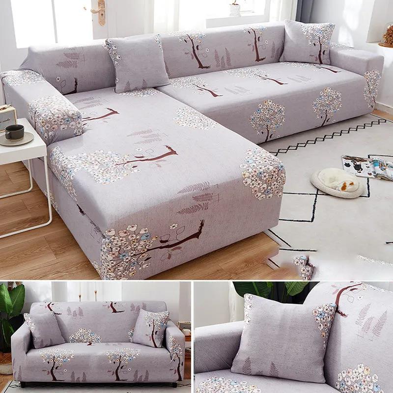 Modern Sofa Cover 1/2/3/4 Seat Elastic All-inclusive Sofa Cover Suitable for General Sofa Living Room Modular L-shaped Cover