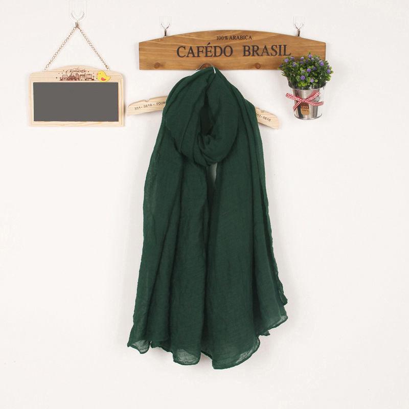 Scarfs for  Women Cotton Line Scarf Solid Color Warm Scarf Holiday Beach Shawl