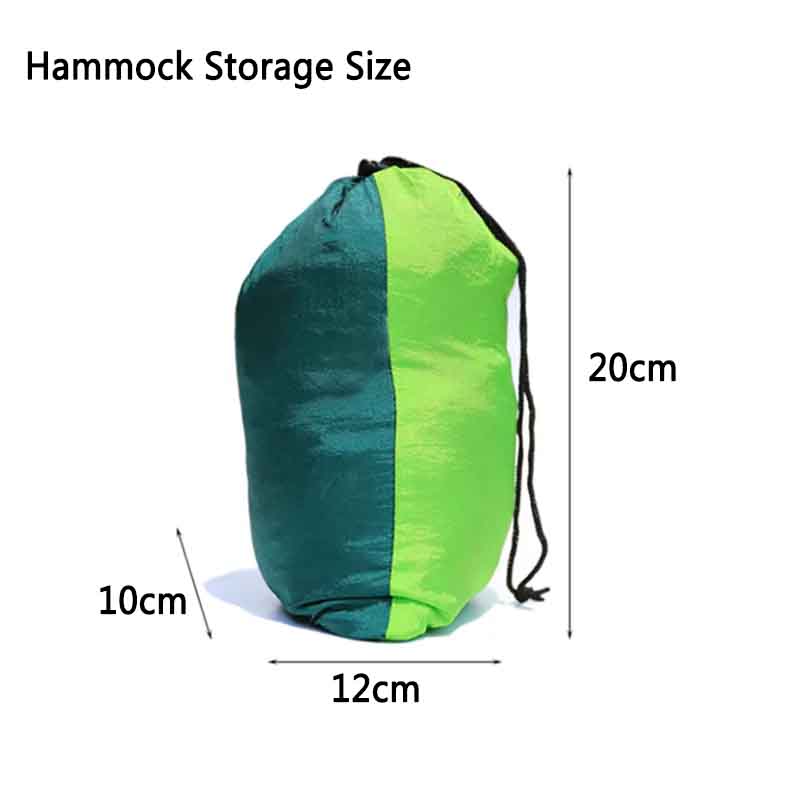 Parachute Cloth Hammock Ultra-thin Breathable Single Double Outdoor Indoor Family Hammock Swing