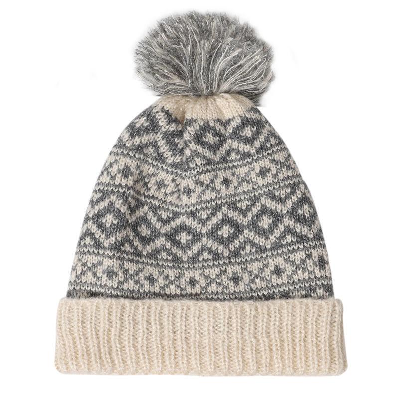 Winter Hat Ladies Casual All-match Woolen Hat Boys Knit Hat Outdoor Warm Hood