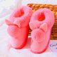 Autumn and Winter Cotton Slippers Indoor Non-slip Soft-soled Shoes Keep Warm Simple Plush Cotton Shoes Fashionable and Cute